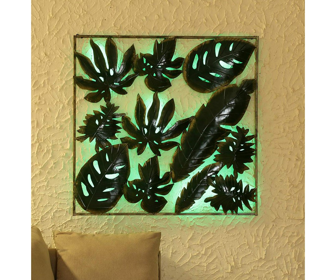 Iron Green Leaf With Led