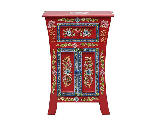 Advait Solid Wood Cabinet In Multicolour