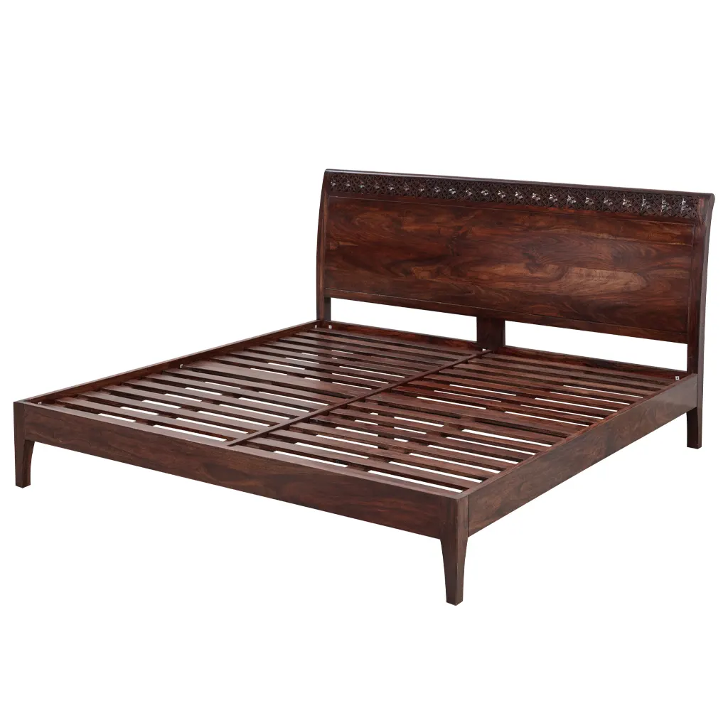 Anasuya Carved King Bed