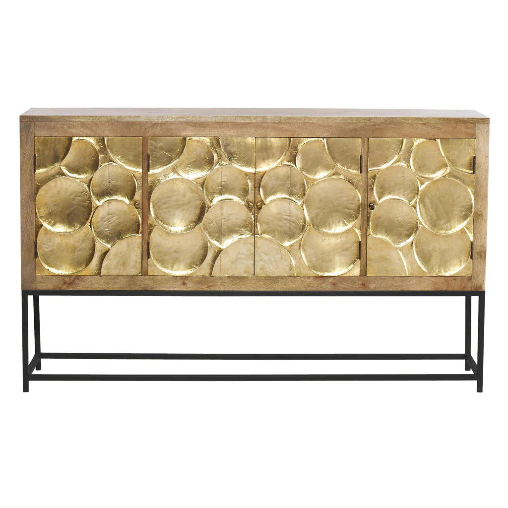 Capiz Refinement Sideboard On Stand