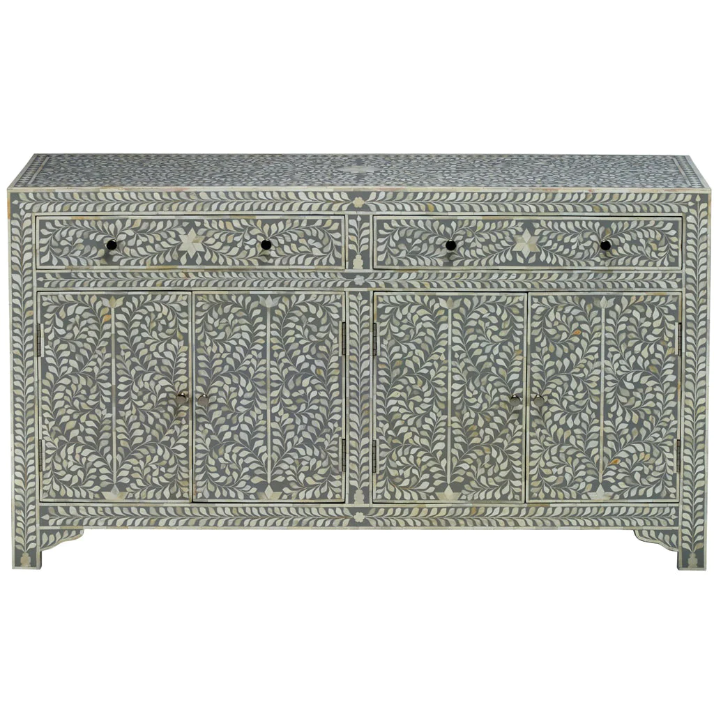 Puccini 2 Drawer 4 Door Cabinet Sideboard